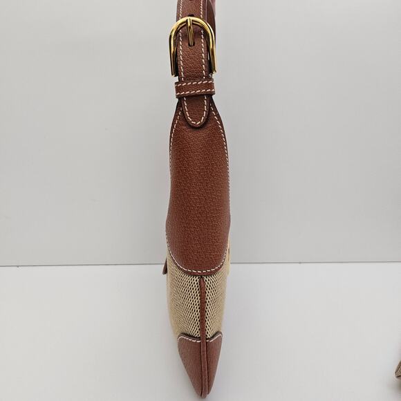 Gucci Aphrodite Small Canvas and Leather Brown Shoulder Bag - Picture 6 of 9